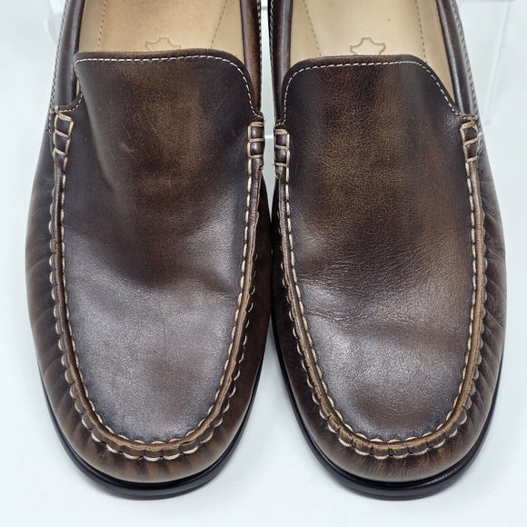 Ecco Men's Classic Moc 2.0 Venetian Leather Loafers Coffee Size 41 EU/7-7.5 US - Picture 11 of 13